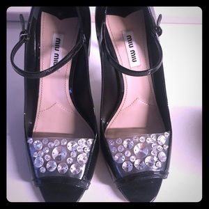 Miu Miu patent leather pumps (never worn)